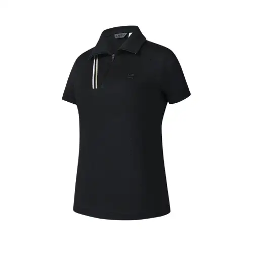 FILA AthleticsGolf SS25 Polo Shirt Women's Pitch Black BK