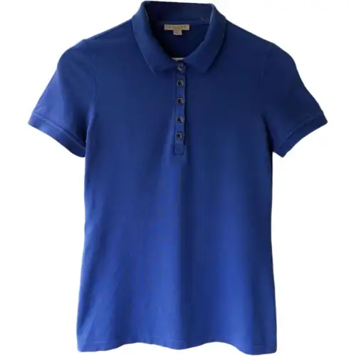 Burberry Polo Shirt Women's Blue