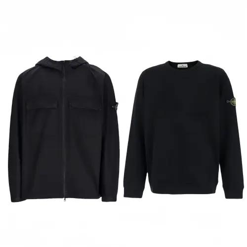 STONE ISLAND Casual Sportswear Unisex Black