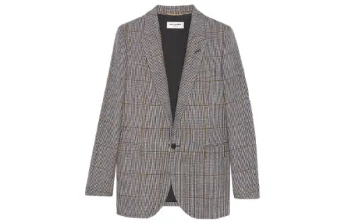 SAINT LAURENT Business Suit Coat Women's Gray