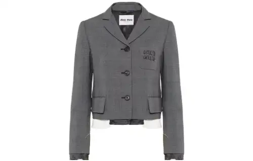 【Previous Season】single-breasted Prince of Wales check blazer