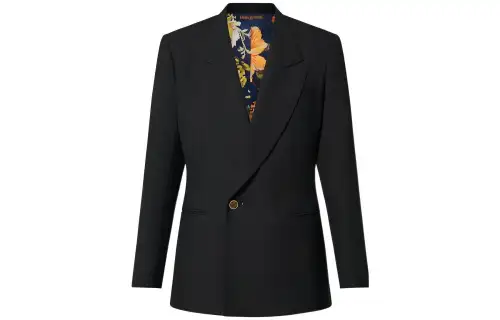 LOUIS VUITTON FW22 Business Suit Coat Women's Black