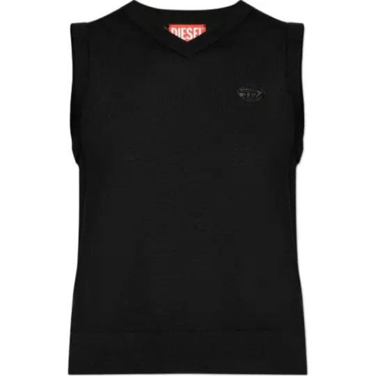DIESEL M Aligea V Neck Knitted Vest