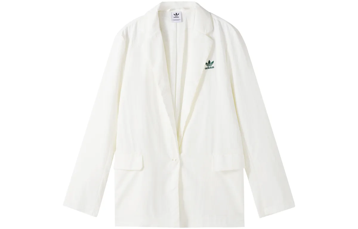 Adidas Originals Business Suits Women's Jade White Suit Collar Moderate Other