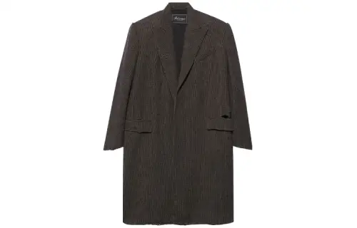Balenciaga SS21 Coat Women's Brown Black