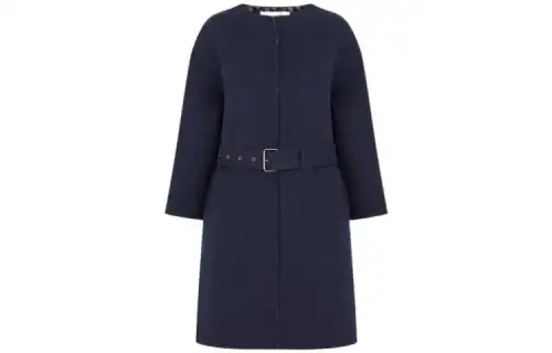 DIOR Coats Women's Marine Blue