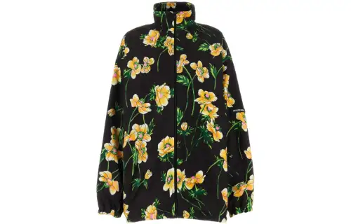 Balenciaga Jackets & Coats Regular Fit Women's Black