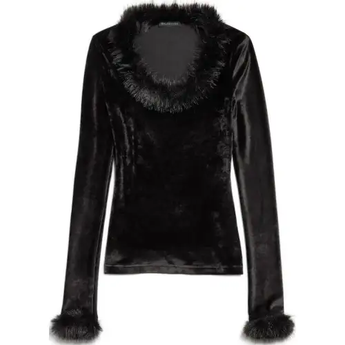 Balenciaga SS25 Knitwear Women's Black