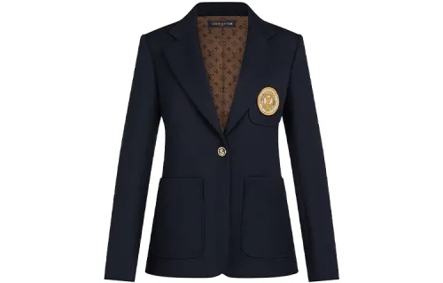 LOUIS VUITTON Business Suit Women's Marine Blue