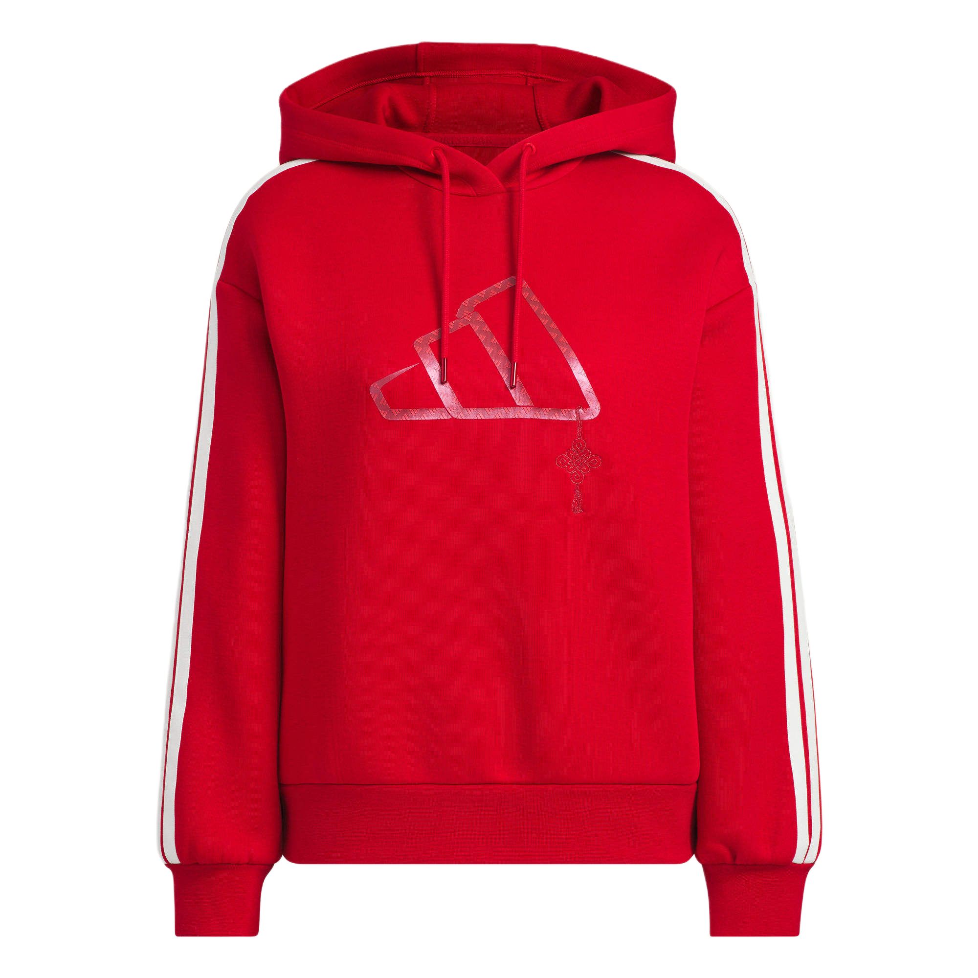 Женское худи adidas (красное)