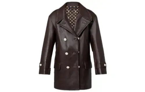 LOUIS VUITTON FW22 Coat Women's Dark Brown