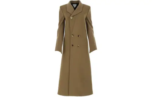 Bottega Veneta Coats Women's Brown Lapel Moderate