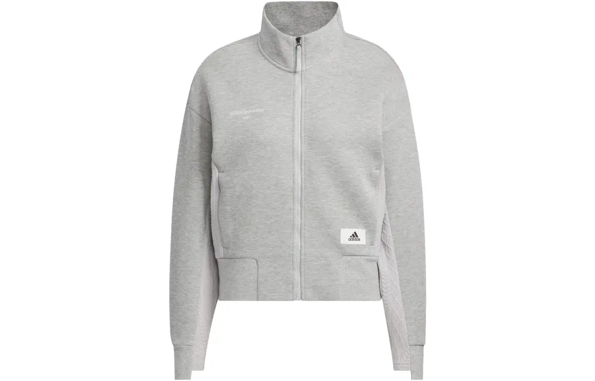 Adidas Lounge Jackets Women's Gray Stand Collar Moderate Other