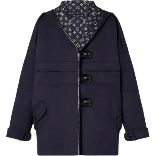 LOUIS VUITTON FW22 Coat Women's Marine Blue