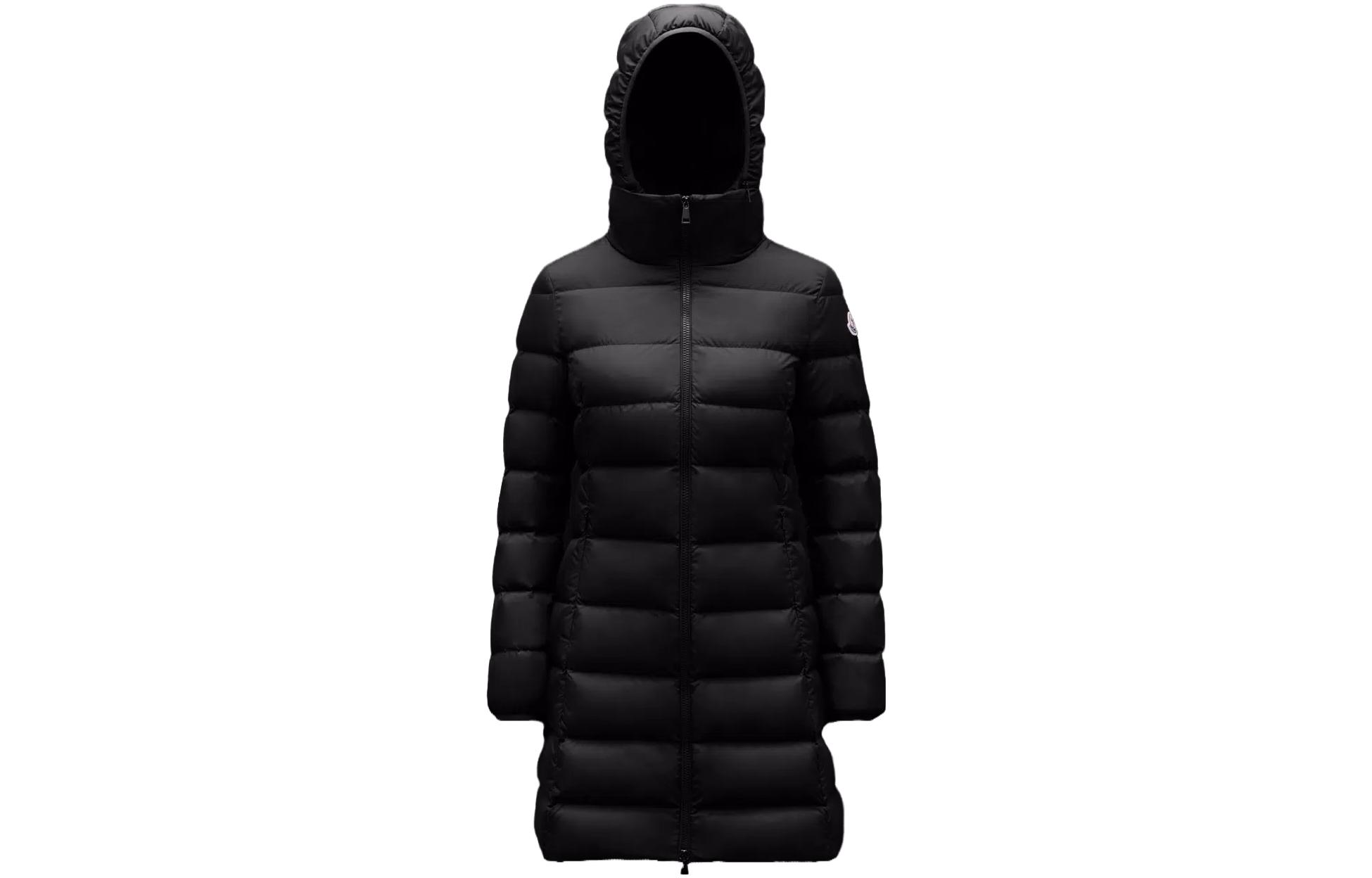 Женское пальто Moncler Gie (черное)