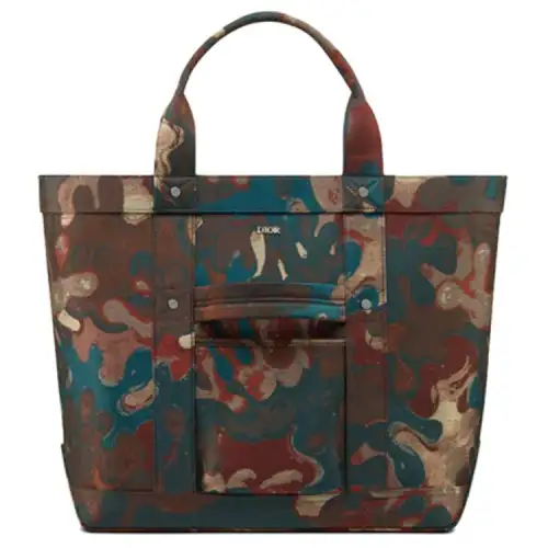 DIOR Jacquard Fabric Handbag Men's