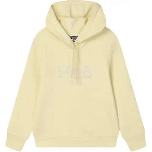 FILA Sweatshirt Women's Coffee Beige Yellow