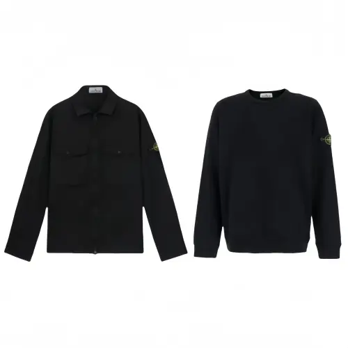 STONE ISLAND Casual Sportswear Unisex Black