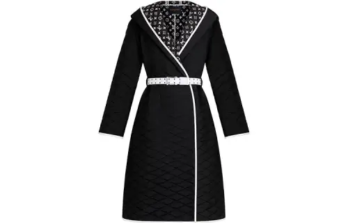 LOUIS VUITTON Coat Women's Black