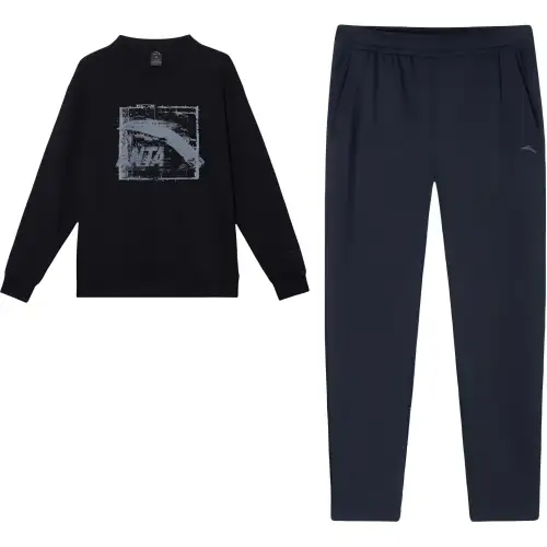 Anta Sports Life Collection Casual Sportswear Men's Black