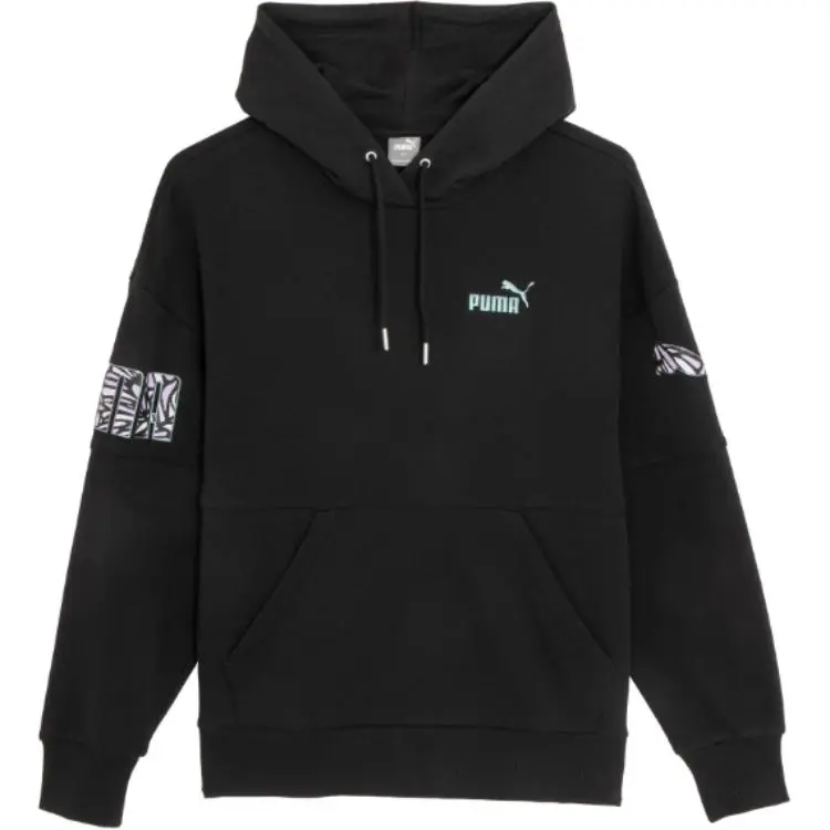 PUMA Sweatshirts Women's Black Hooded Moderate Other