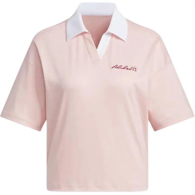 Adidas VERBIAGE Polo Shirt Women's Light Pink