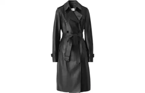 Burberry Coats Women's Black Lapel Moderate