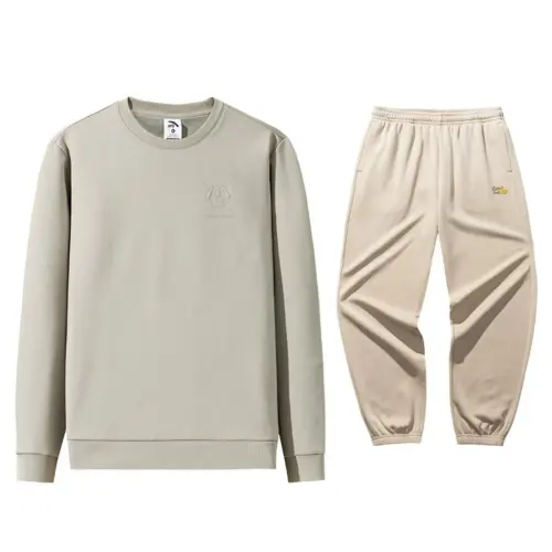 ANTA Casual Sportswear Men's Crew Neck Thickened And Fleece Lined