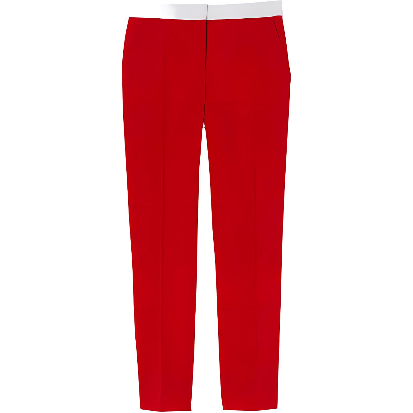 Burberry SS22 Suit Pants Women's Red