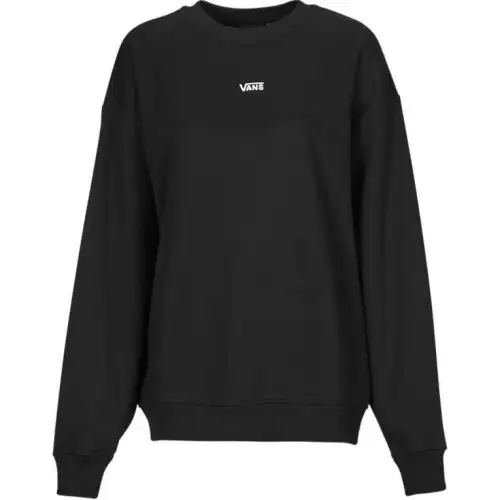 Vans Sweatshirts Women's Black Crew Neck Moderate