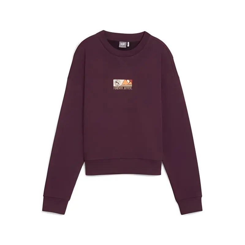 PUMA Sweatshirt Women's Dark Purple
