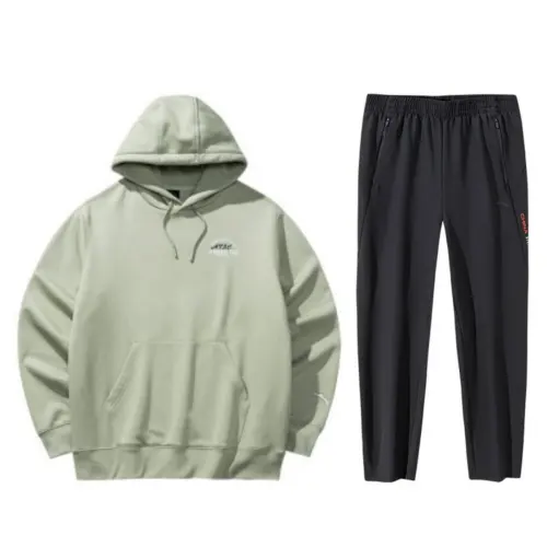 ANTA Casual Sportswear Men's Hooded Thickened And Fleece Lined