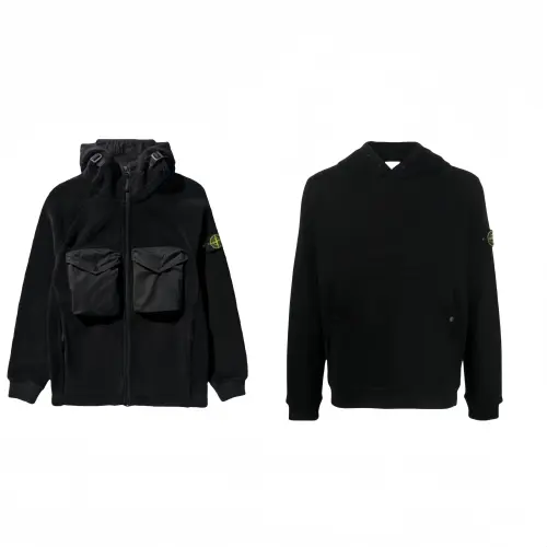 STONE ISLAND Casual Sportswear Unisex Black