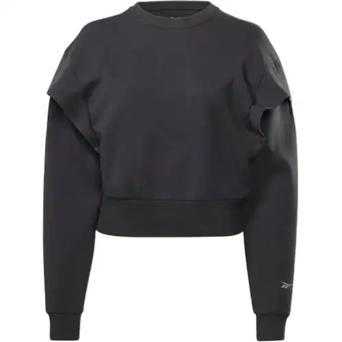 Reebok DreamBlend Cotton Mid Layer Top Sweatshirt Women's Black