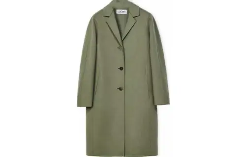 LOEWE Coats Women's Suit Collar Moderate