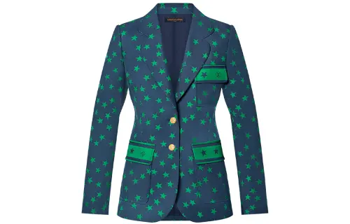 LOUIS VUITTON Business Suit Coat Women's Blue