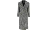 PRADA Coats Women's Gray Lapel Moderate