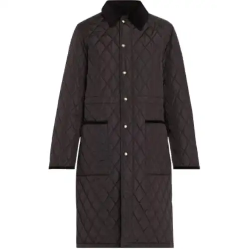 Burberry quilted parka coat