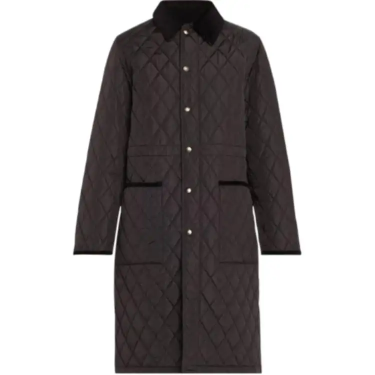 Burberry quilted parka coat