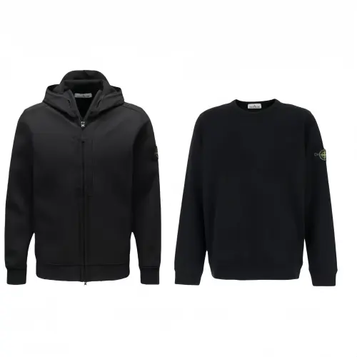 STONE ISLAND Casual Sportswear Unisex Black