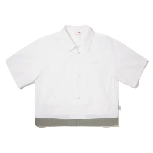 Li Ning x ANB Shirt Women's Standard White/Silver Fox Gray