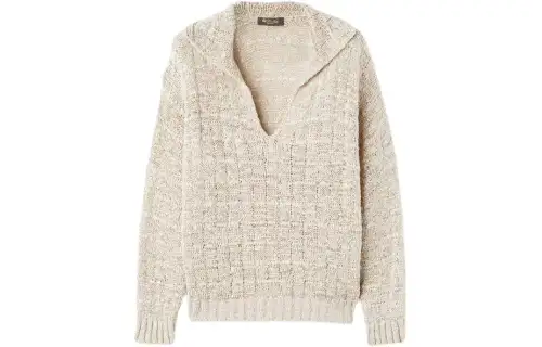 Loro Piana Shikotsu Polo Shirt Knitwear Women's Beige