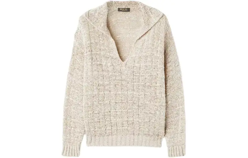 Loro Piana Shikotsu Polo Shirt Knitwear Women's Beige
