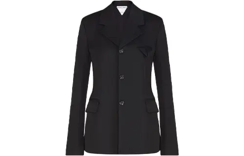 Bottega Veneta Business Suits Women's Black Lapel