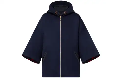 LOUIS VUITTON Coat Women's Blue