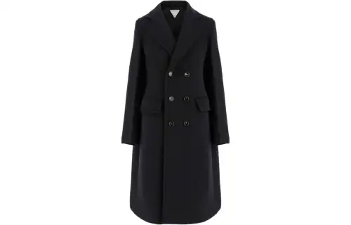 Bottega Veneta Double Breasted Long Sleeved Coat