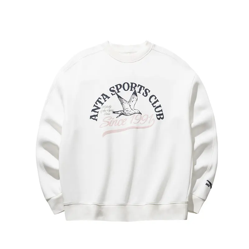 Anta Life Collection Sweatshirt Women's Warm Jade White