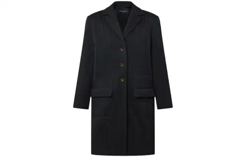 LOUIS VUITTON Quilted Nylon Long Coat