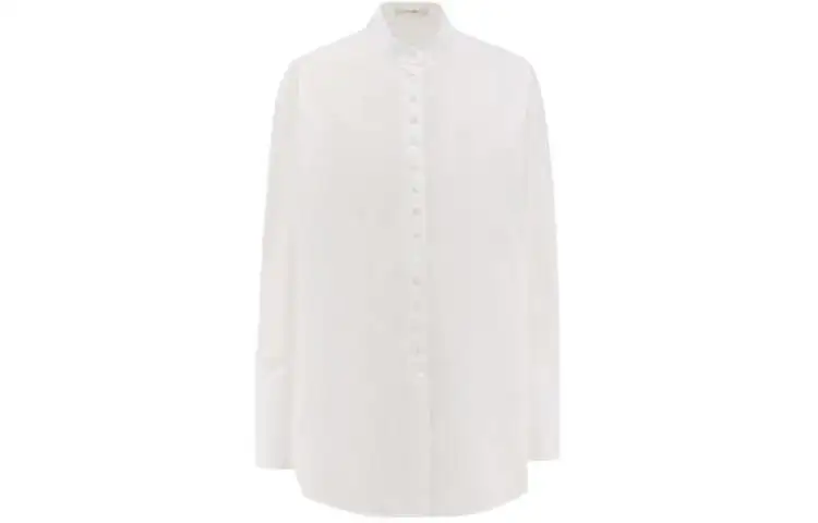 THE ROW Flared Hem Buttoned Shirt