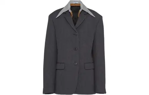 【SuperproductRunwayPrevious Season】single-breasted wool jacket